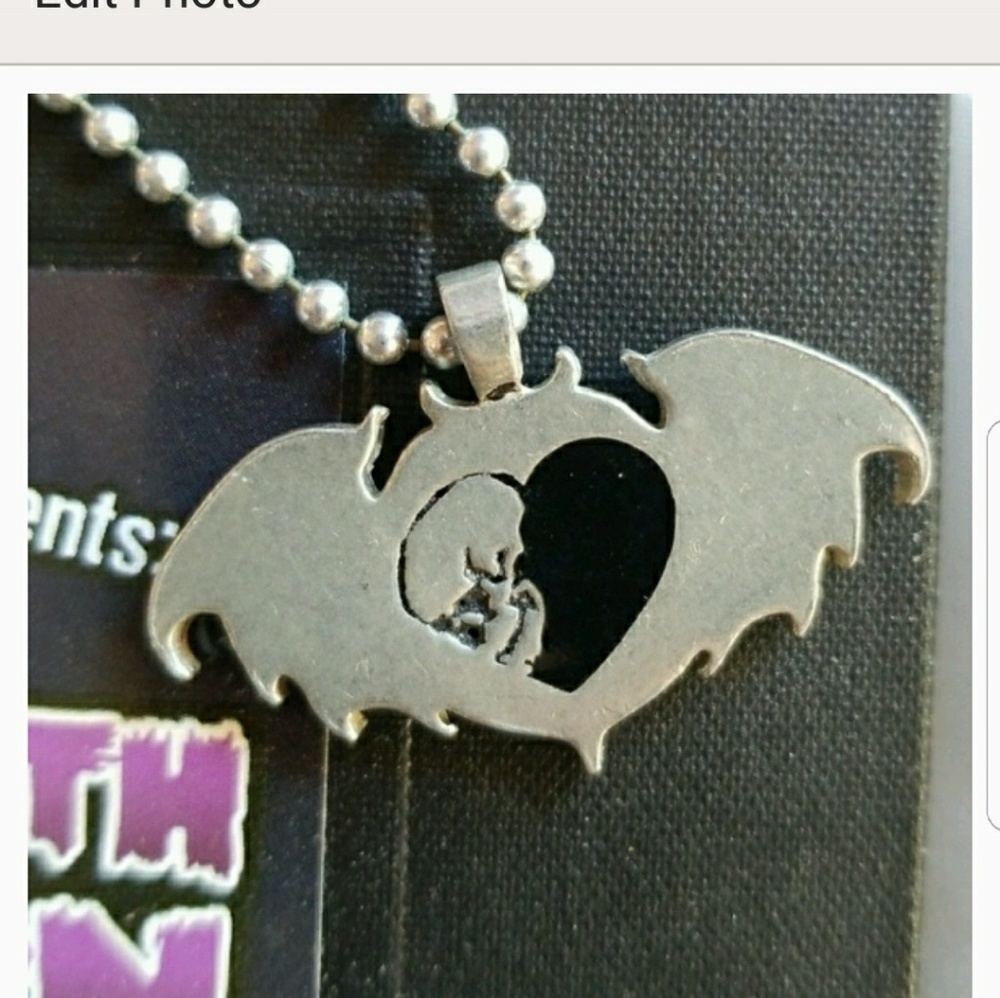 Clandestine Industries Bat necklace